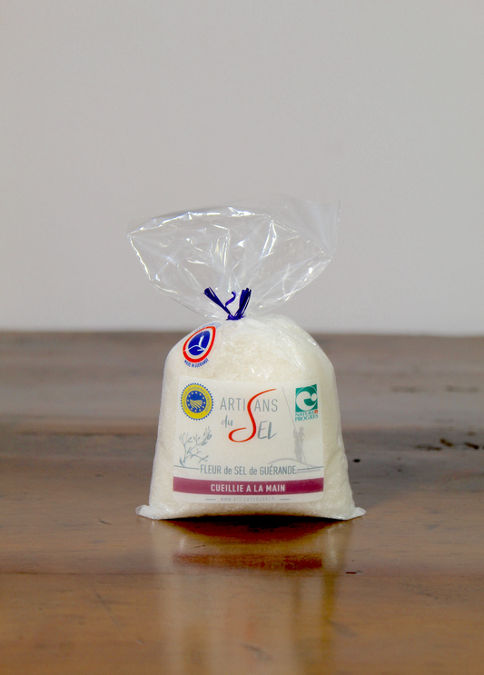 Celtic Sea Salt - Fleur de Sel de Guérande Premium - bag 0.44 lb (200gr)